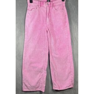 BDG Urban Outfitters High & Wide Bright‎ Pink Denim Jeans Women's Size 27